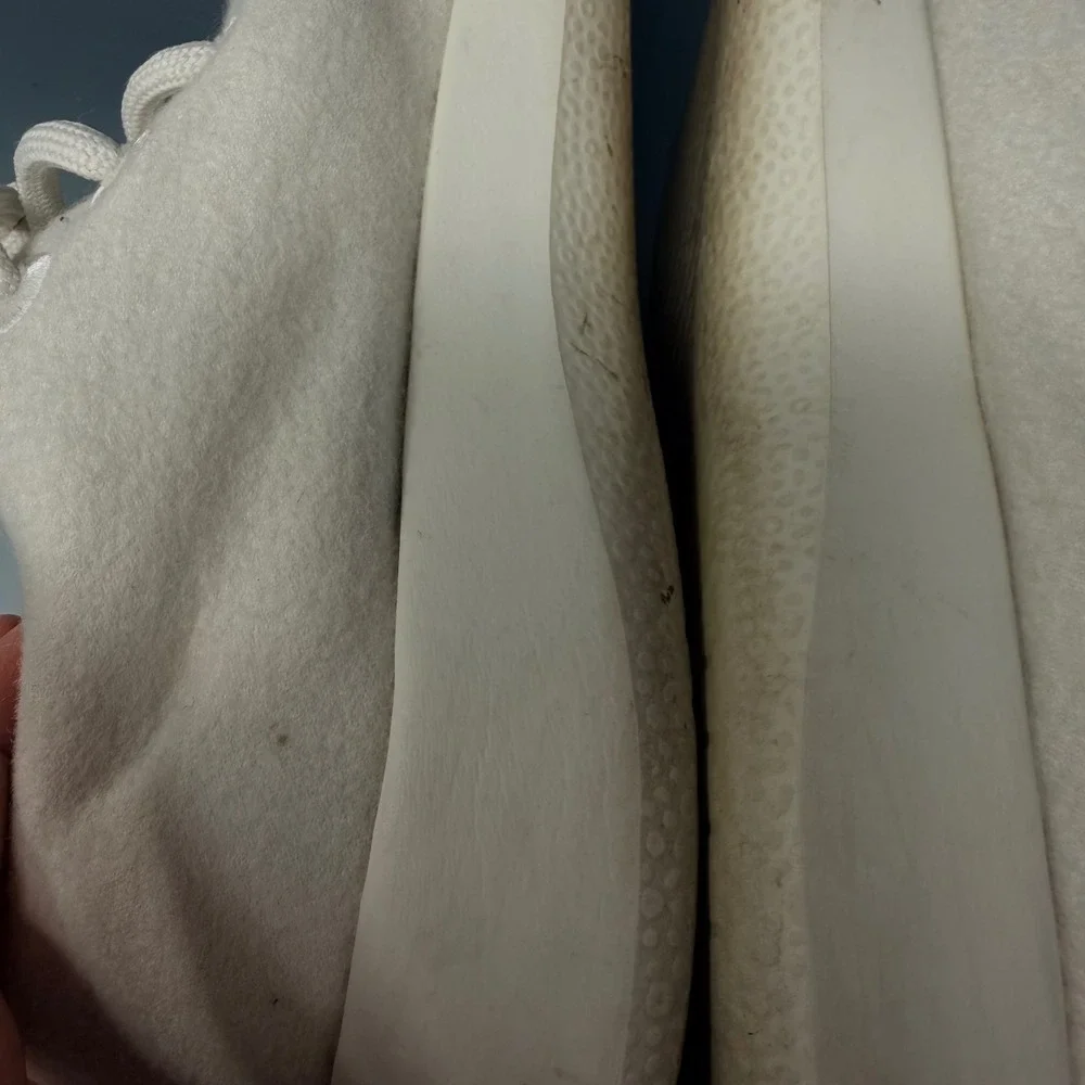 Allbirds Mens Merino Wool Runners Cream White Sneakers Size US M8 0721‎ NV1